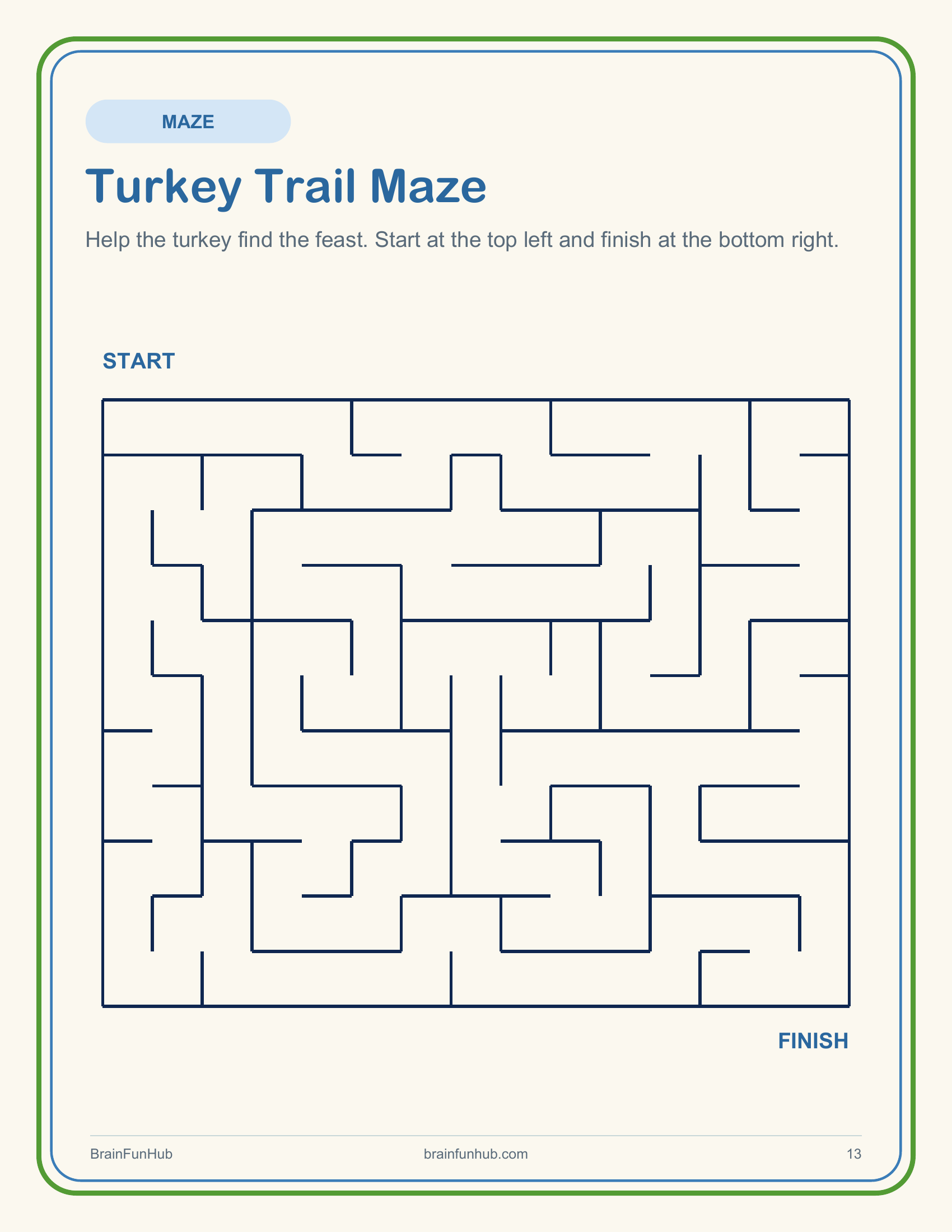 Thanksgiving Activity Puzzles: 16 Large Print Puzzles & Activities thumbnail 6