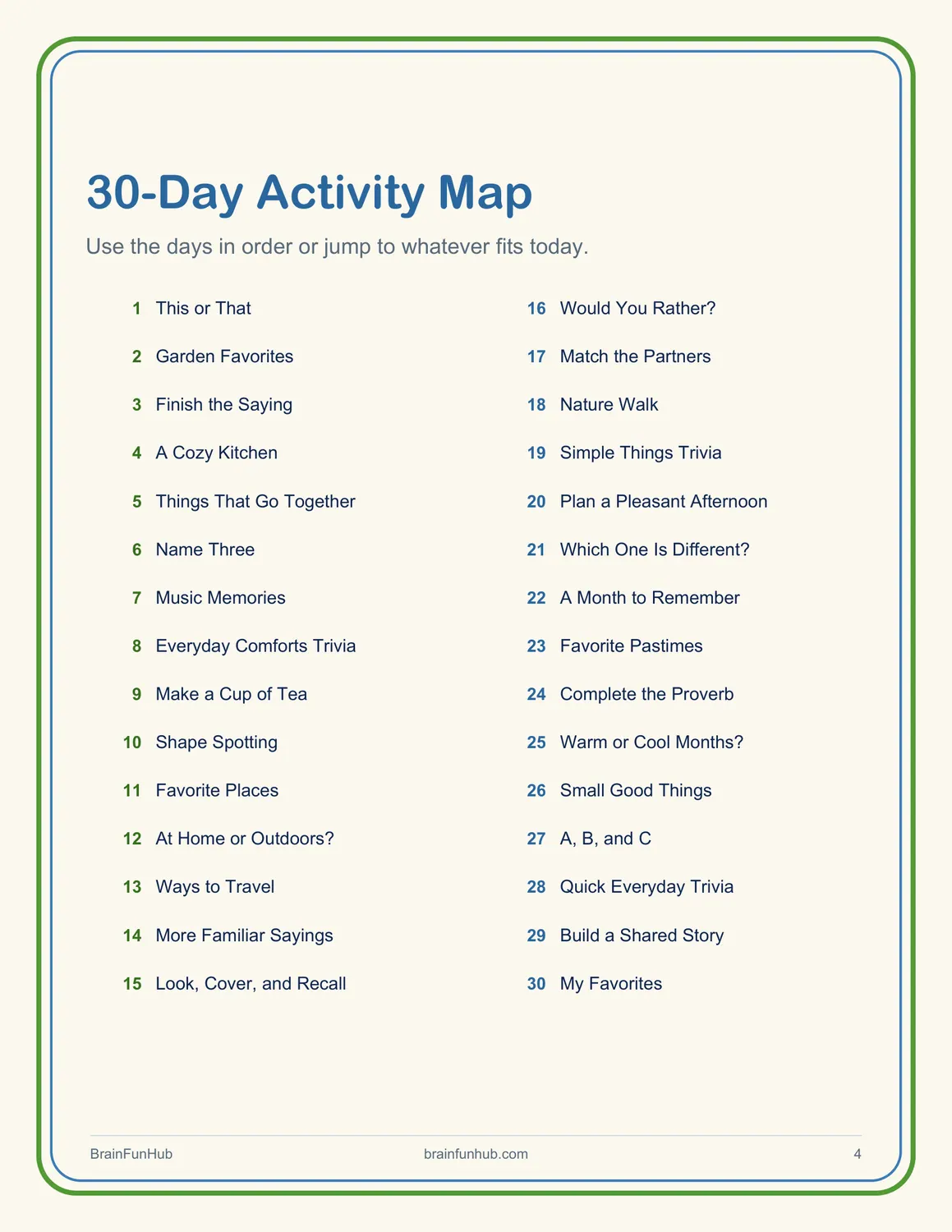 What Should We Do Today? The Caregiver's Daily Activity Rescue Kit preview 2