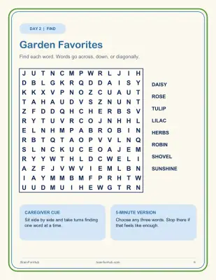 What Should We Do Today? The Caregiver's Daily Activity Rescue Kit thumbnail 3