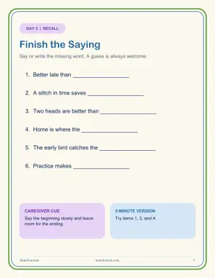 What Should We Do Today? The Caregiver's Daily Activity Rescue Kit thumbnail 4