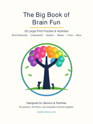 The Big Book of Brain Fun: 32 Large Print Puzzles and Activities thumbnail 1