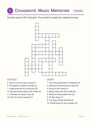 The Big Book of Brain Fun: 32 Large Print Puzzles and Activities thumbnail 4
