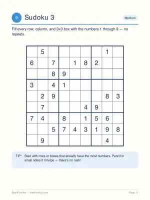 The Big Book of Brain Fun: 32 Large Print Puzzles and Activities thumbnail 5