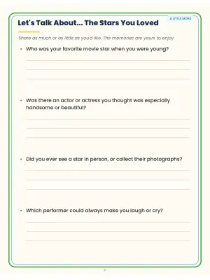Classic TV and Movies: Large Print Memory Activities (30 Activities) thumbnail 6