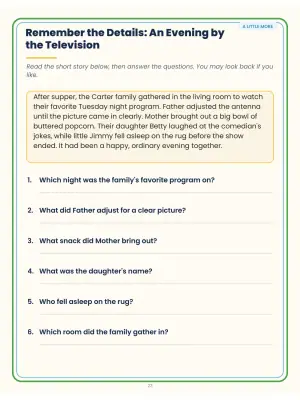 Classic TV and Movies: Large Print Memory Activities (30 Activities) thumbnail 7