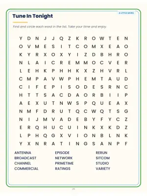 Classic TV and Movies: Large Print Memory Activities (30 Activities) thumbnail 8
