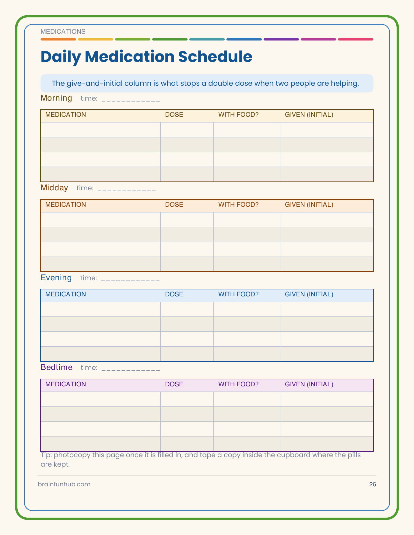 The Complete Aging Parent Care Binder: 66 Page Printable Organizer thumbnail 5
