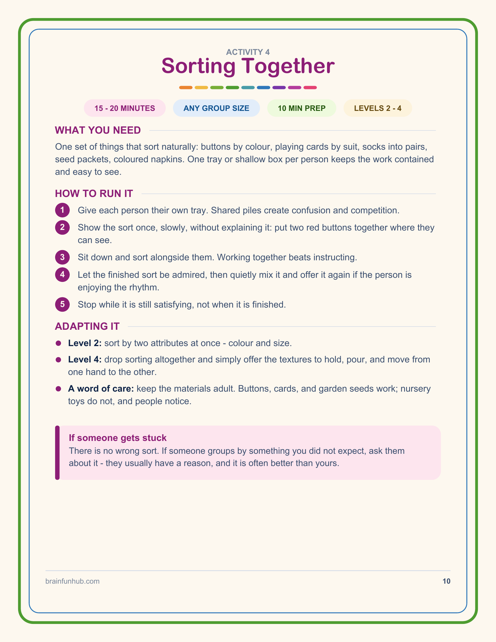 Dementia-Friendly Group Activities: Free Facilitator Guide thumbnail 6