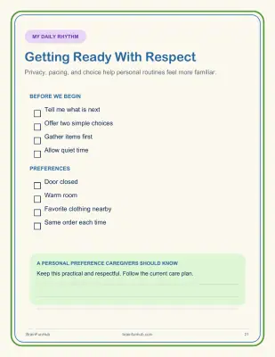 Know Me, Comfort Me: Personal Care Preferences & Caregiver Handoff Binder thumbnail 5