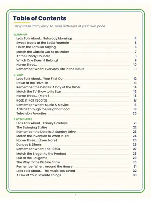 The Good Old Days: Large Print Memory Activities (30 Activities) thumbnail 2