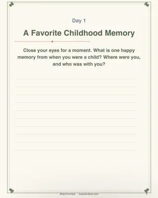A Gentle Memory Journal: 14 Days of Warm Reflections thumbnail 3