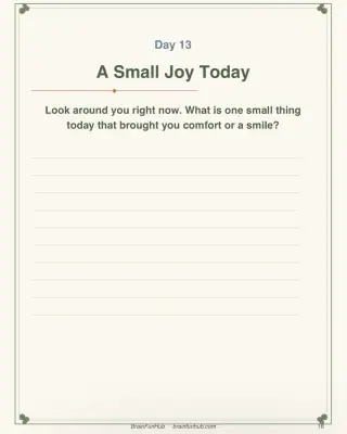 A Gentle Memory Journal: 14 Days of Warm Reflections thumbnail 6