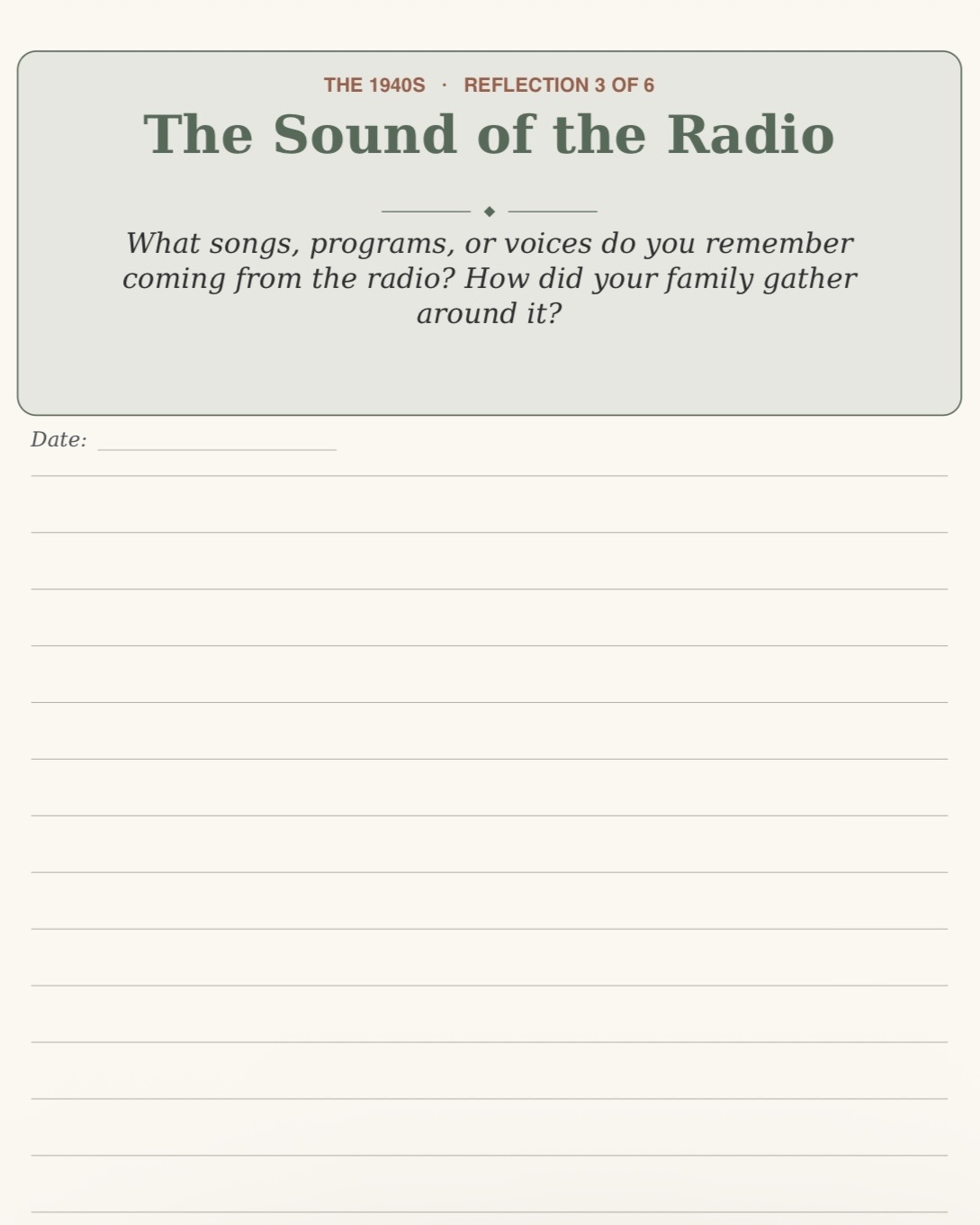 Life Story Journal for Seniors: A Keepsake Journal with 30 Warm Reflections Across Five Decades thumbnail 3