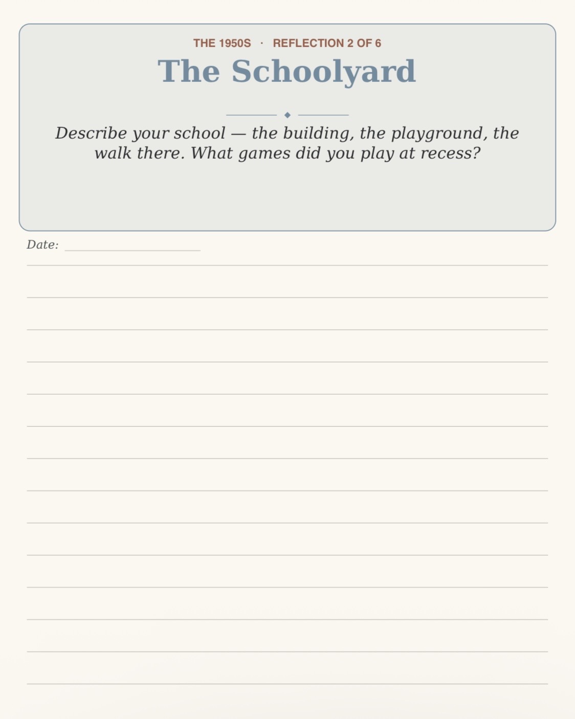 Life Story Journal for Seniors: A Keepsake Journal with 30 Warm Reflections Across Five Decades thumbnail 4