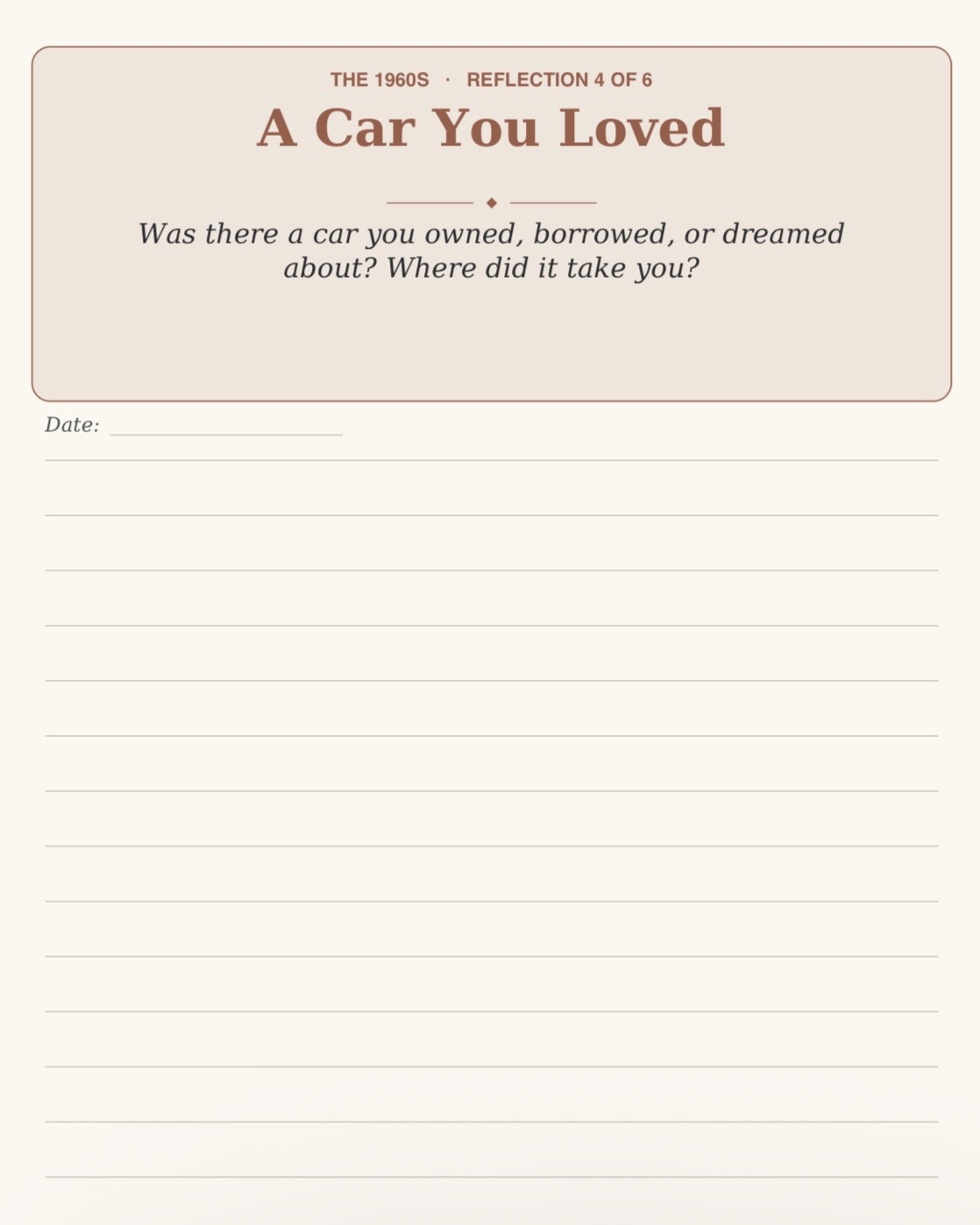 Life Story Journal for Seniors: A Keepsake Journal with 30 Warm Reflections Across Five Decades thumbnail 5