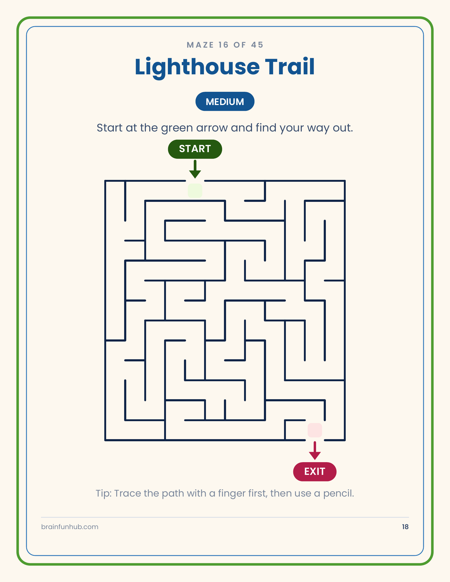 Amazing Mazes: 45 Large-Print Mazes with Answer Keys thumbnail 5