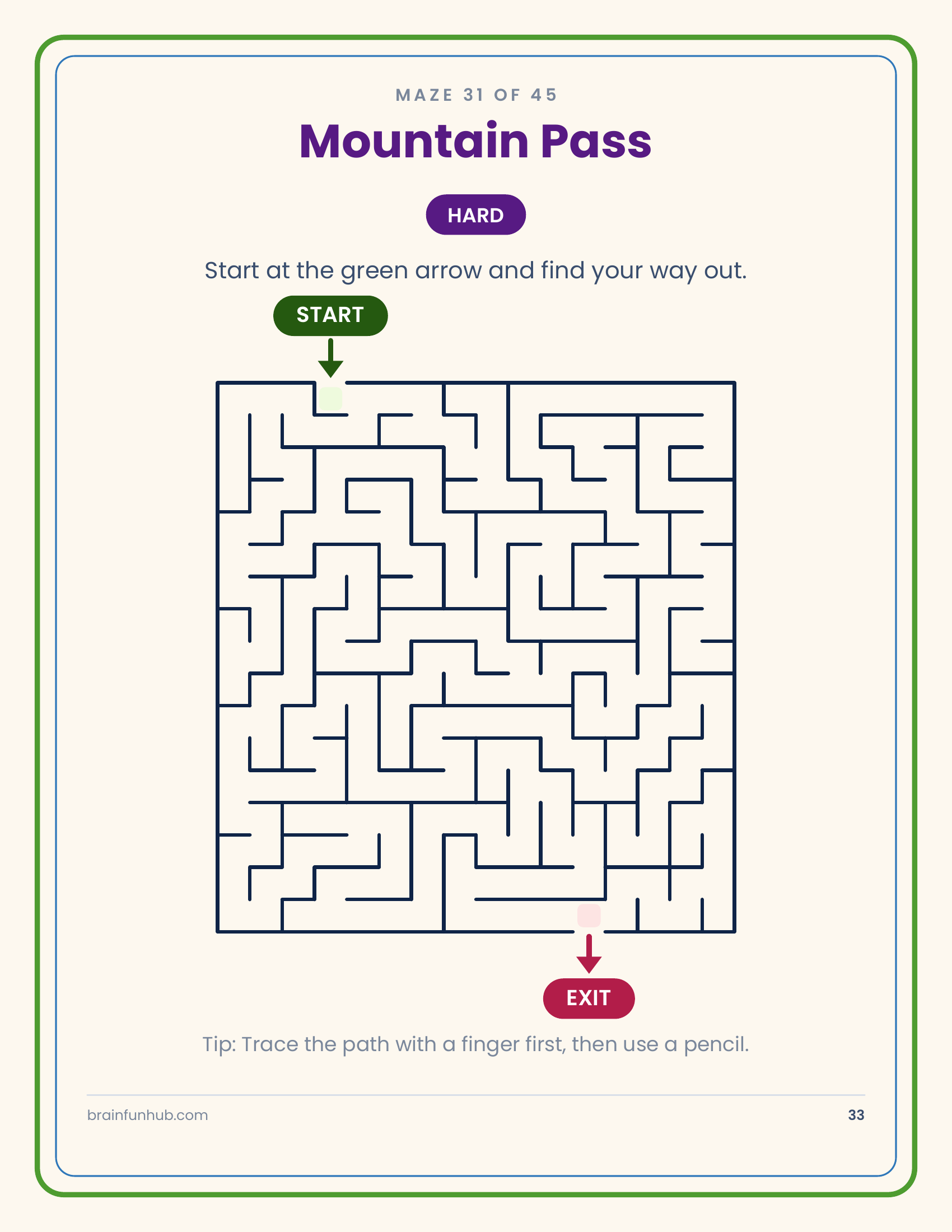 Amazing Mazes: 45 Large-Print Mazes with Answer Keys thumbnail 7