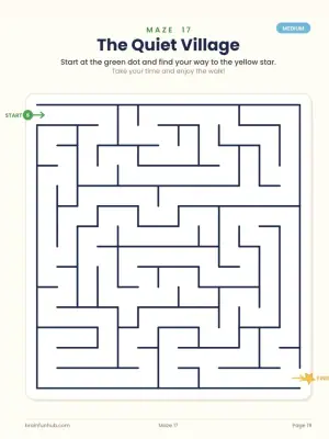 Big & Fun Mazes: Large Print Activity Book (25 Mazes with Answer Key) thumbnail 4