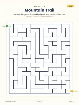 Big & Fun Mazes: Large Print Activity Book (25 Mazes with Answer Key) thumbnail 5