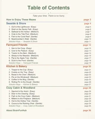 Large Print Mazes: Four Themes Collection (24 Mazes) thumbnail 1