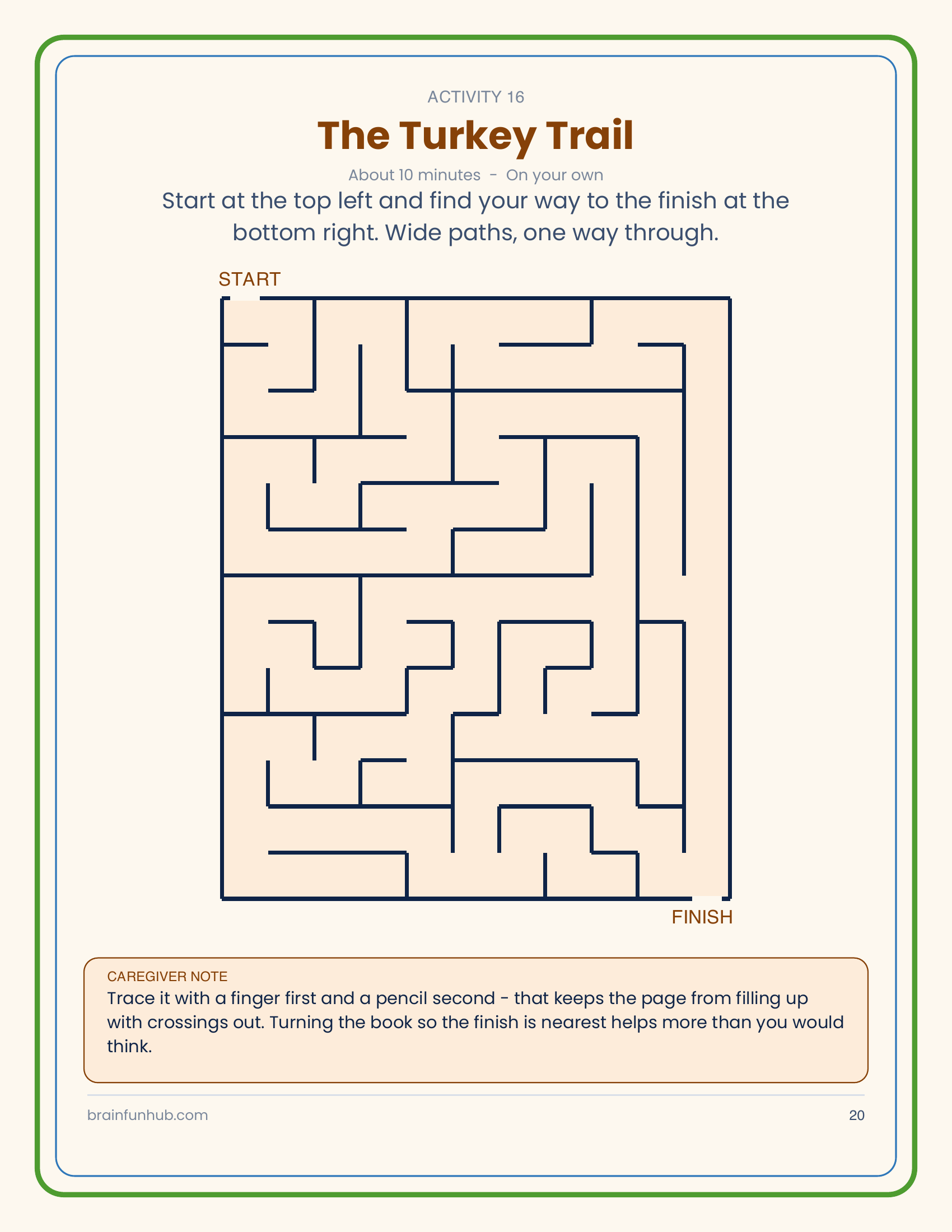 Thanksgiving Gathering: 24 Large Print Activities for Seniors and Caregivers thumbnail 7