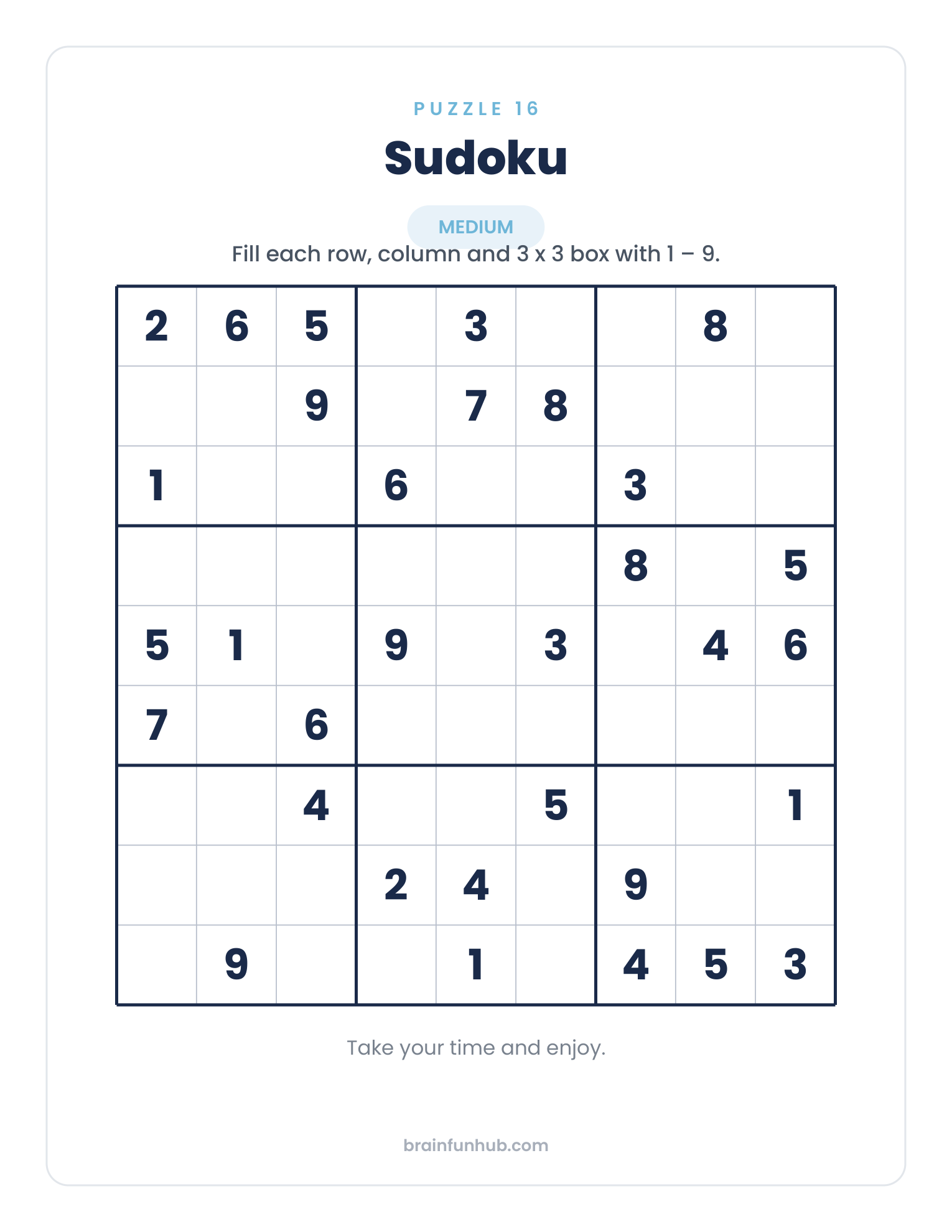 Large Print Sudoku: 30 Easy, Medium and Hard Puzzles thumbnail 6