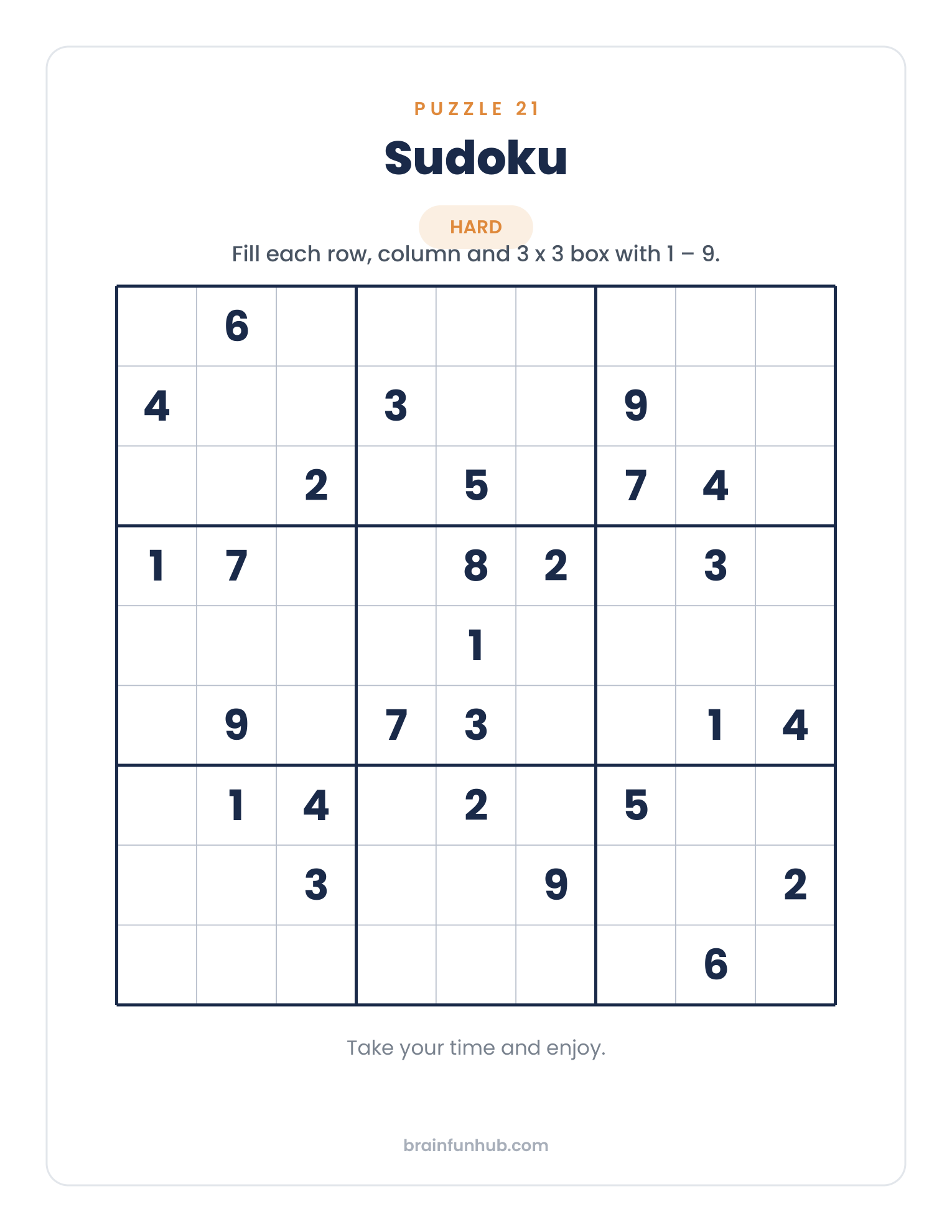 Large Print Sudoku: 30 Easy, Medium and Hard Puzzles thumbnail 7