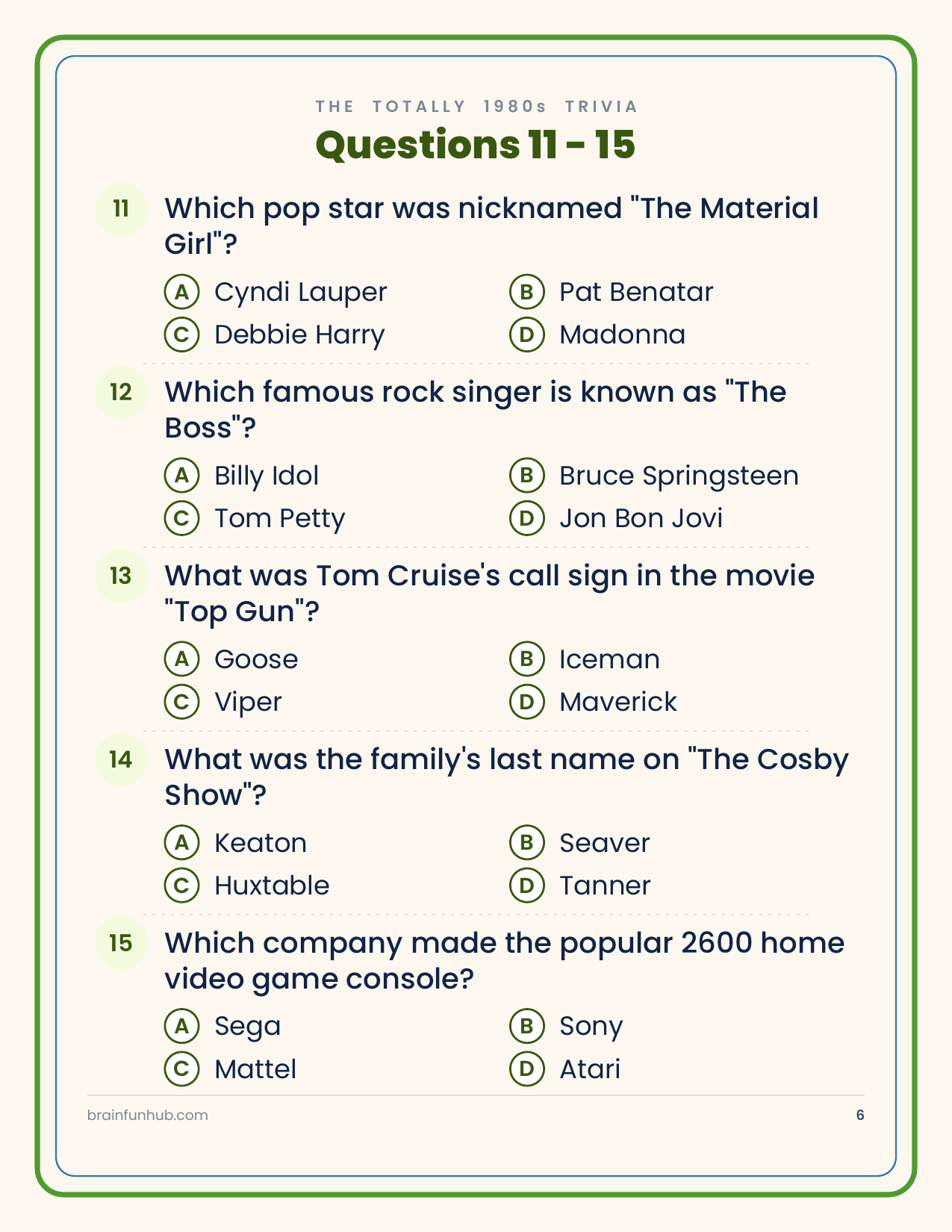 The Totally 1980s Trivia: 50 Nostalgia Questions thumbnail 4