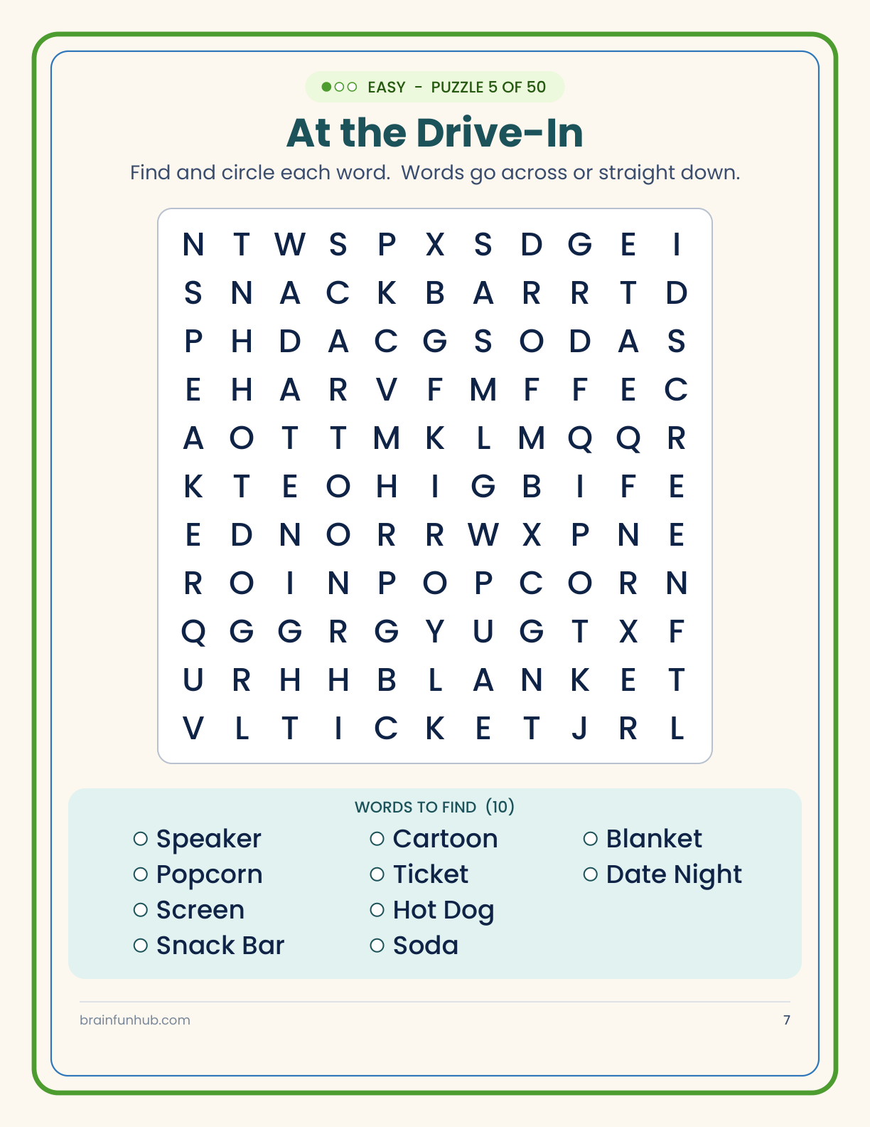 1960s Word Search thumbnail 4