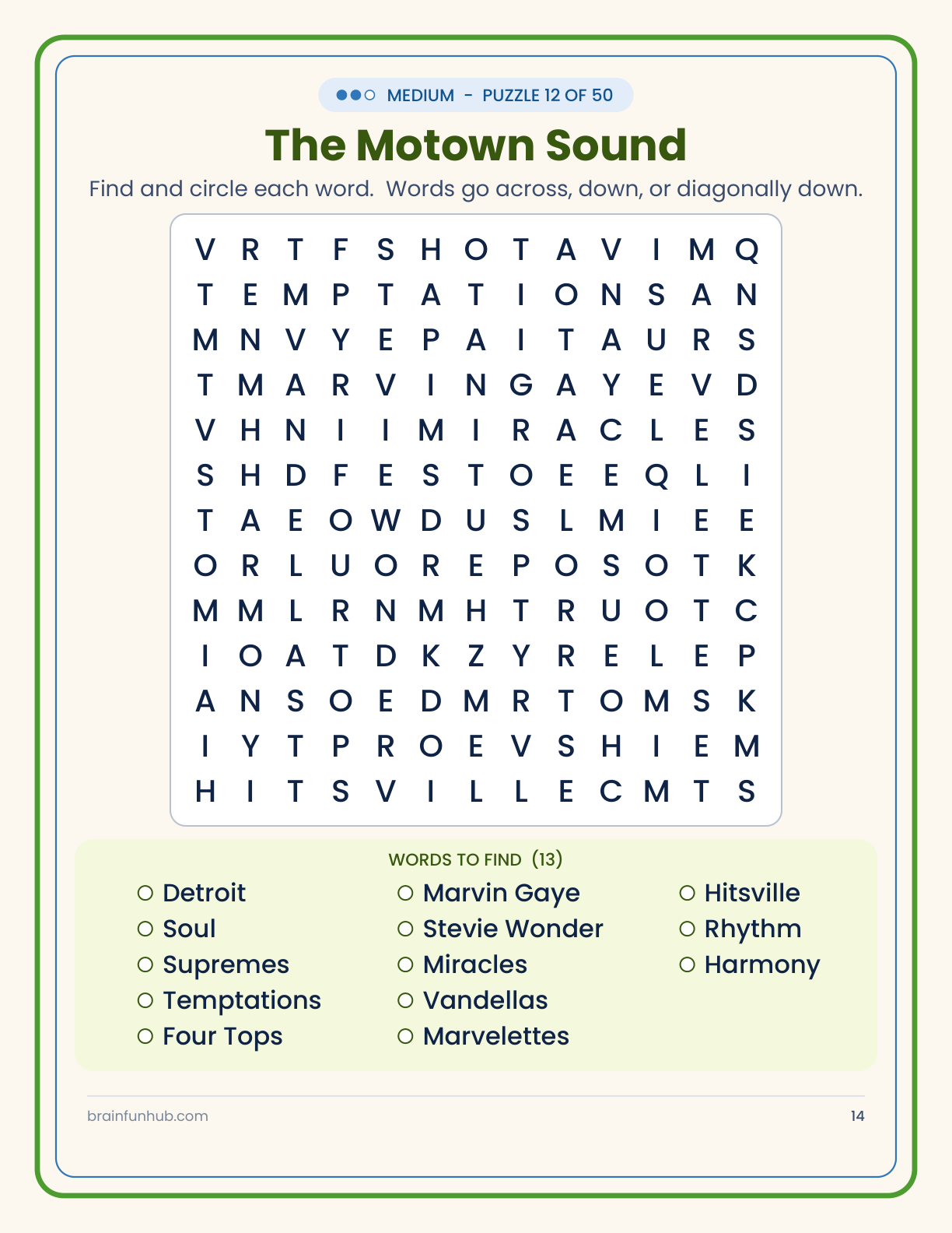 1960s Word Search thumbnail 5