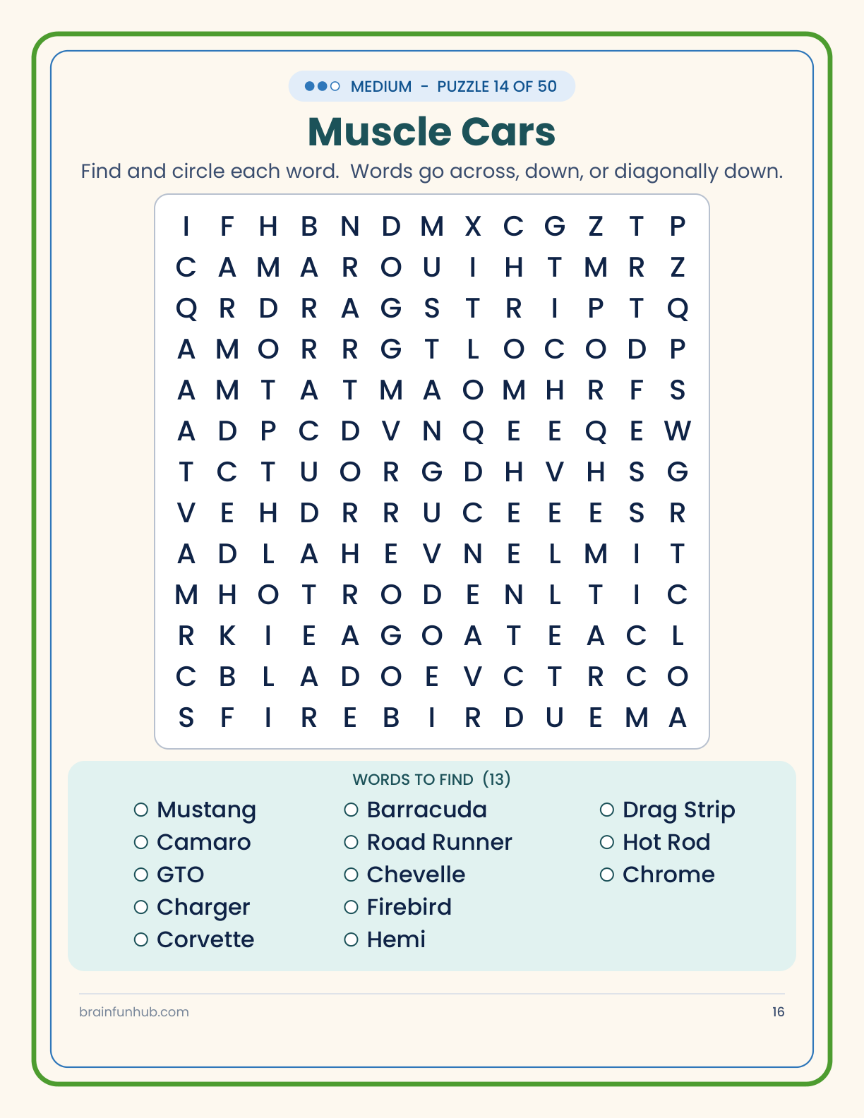 1960s Word Search thumbnail 6