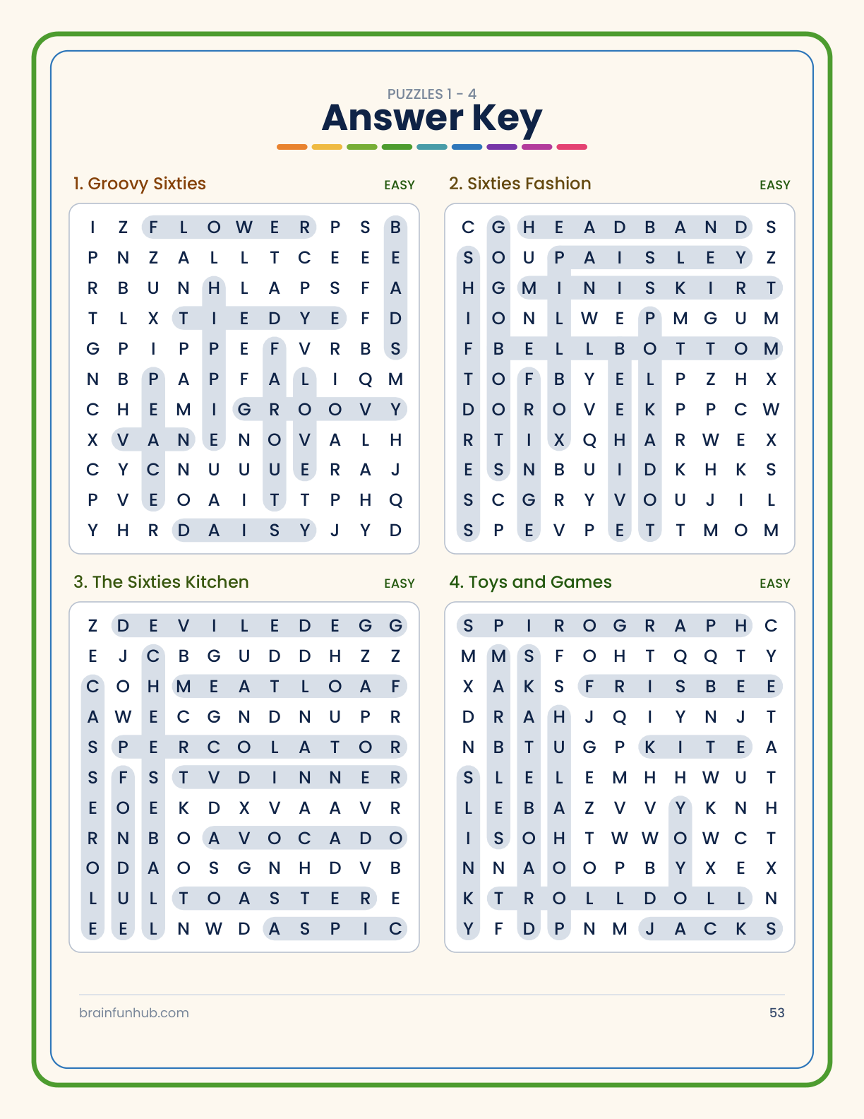 1960s Word Search thumbnail 9