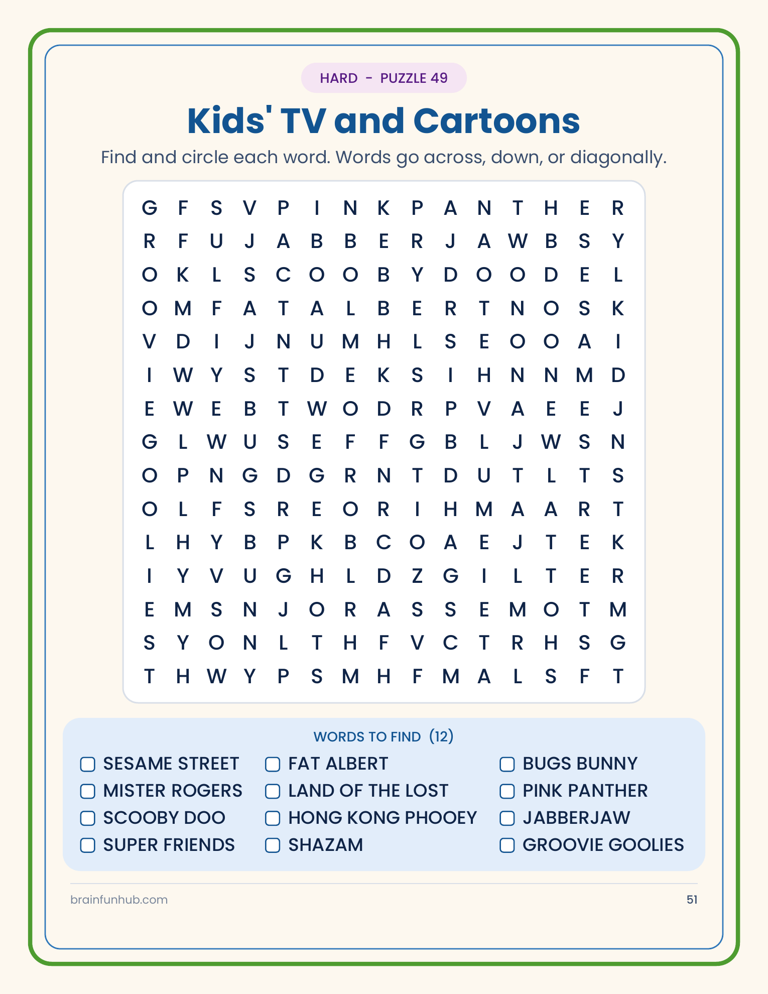 1970s Word Search: 50 Groovy Large Print Puzzles thumbnail 8
