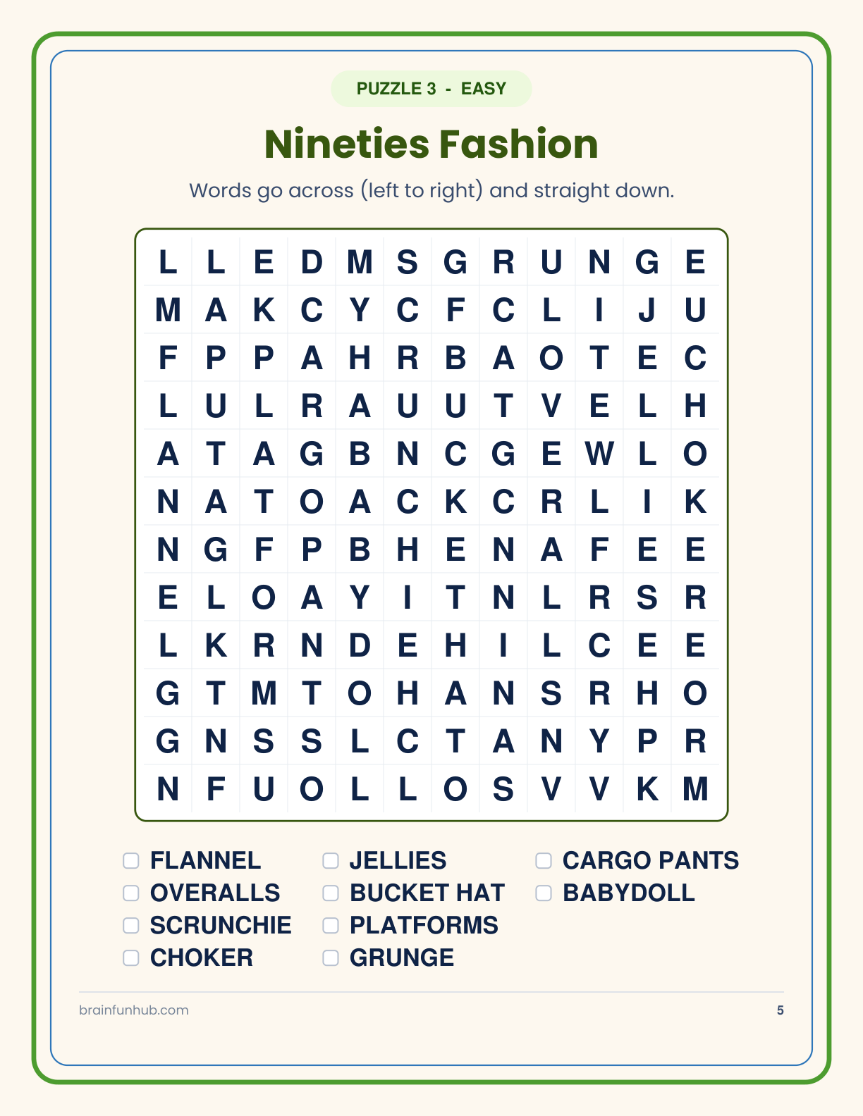 1990s Word Search thumbnail 4