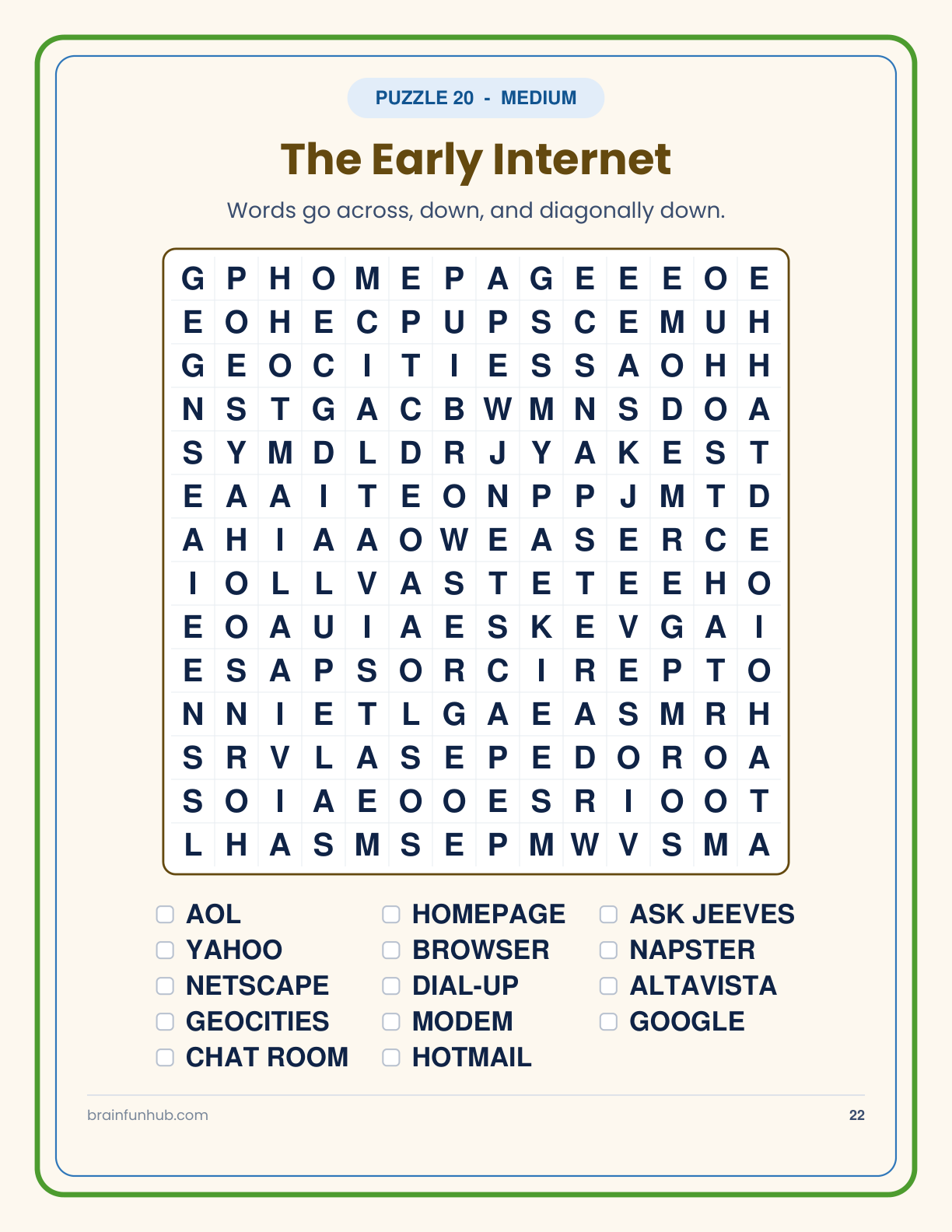 1990s Word Search thumbnail 6