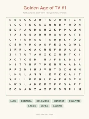 Free Nostalgia Moments Word Search Sampler (2 Large Print Puzzles, Answer Keys) thumbnail 2
