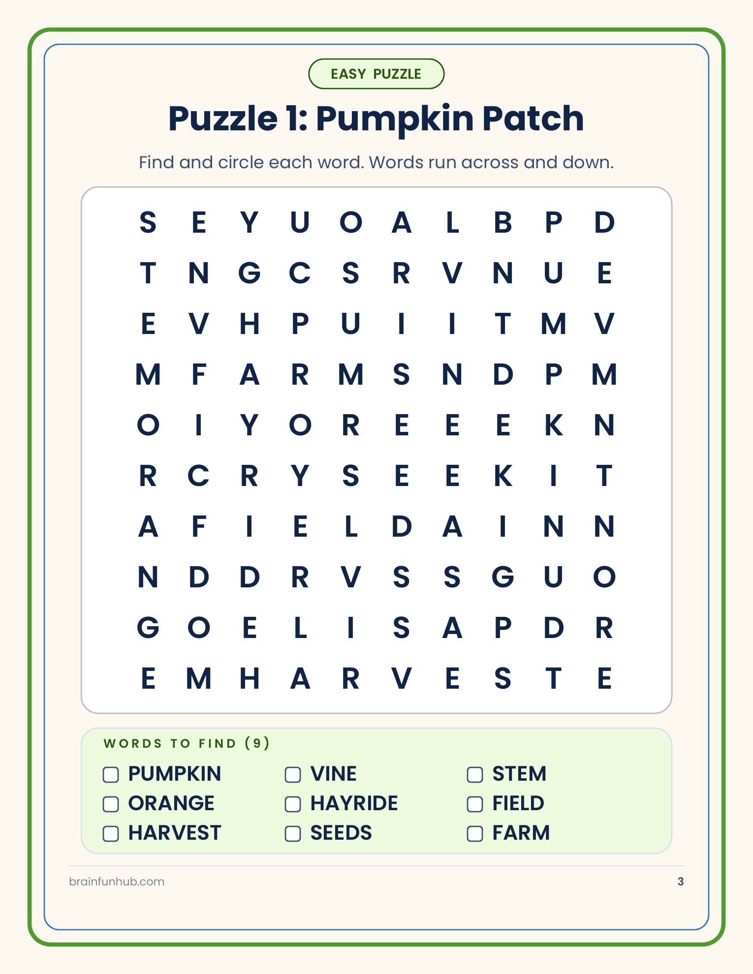 Large Print Halloween Word Search: 30 Easy, Medium and Hard Puzzles thumbnail 3
