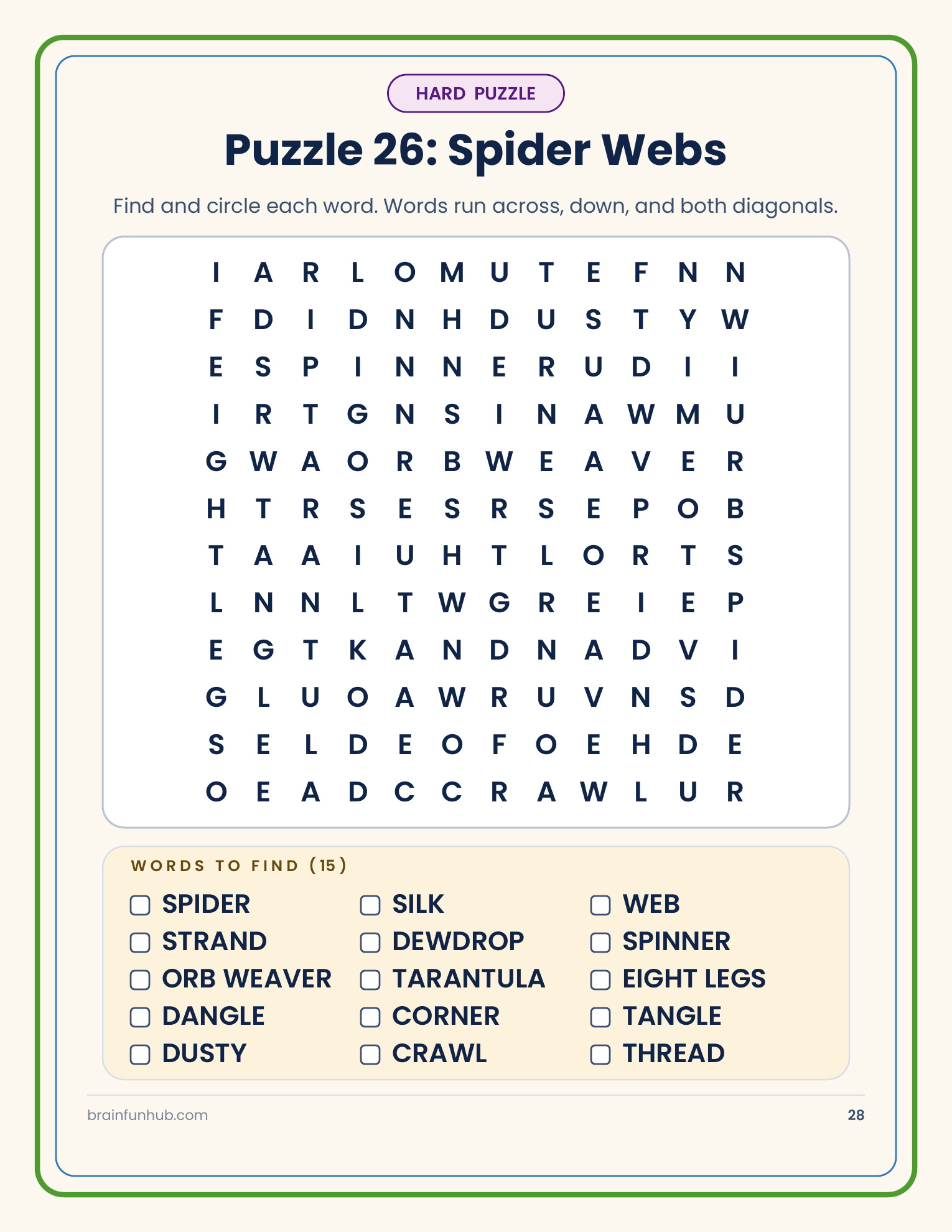 Large Print Halloween Word Search: 30 Easy, Medium and Hard Puzzles thumbnail 8