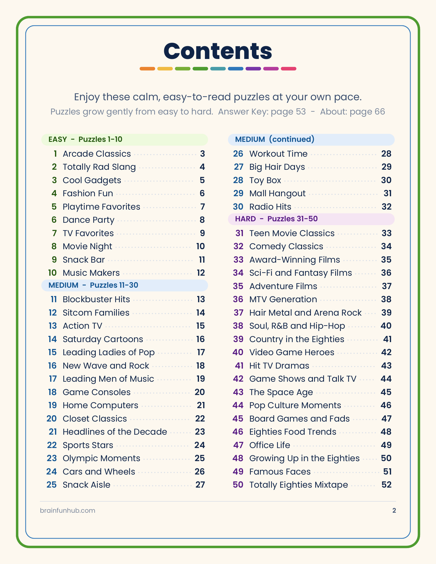 Large Print Word Search: The Totally 1980s Edition (50 Puzzles) thumbnail 2