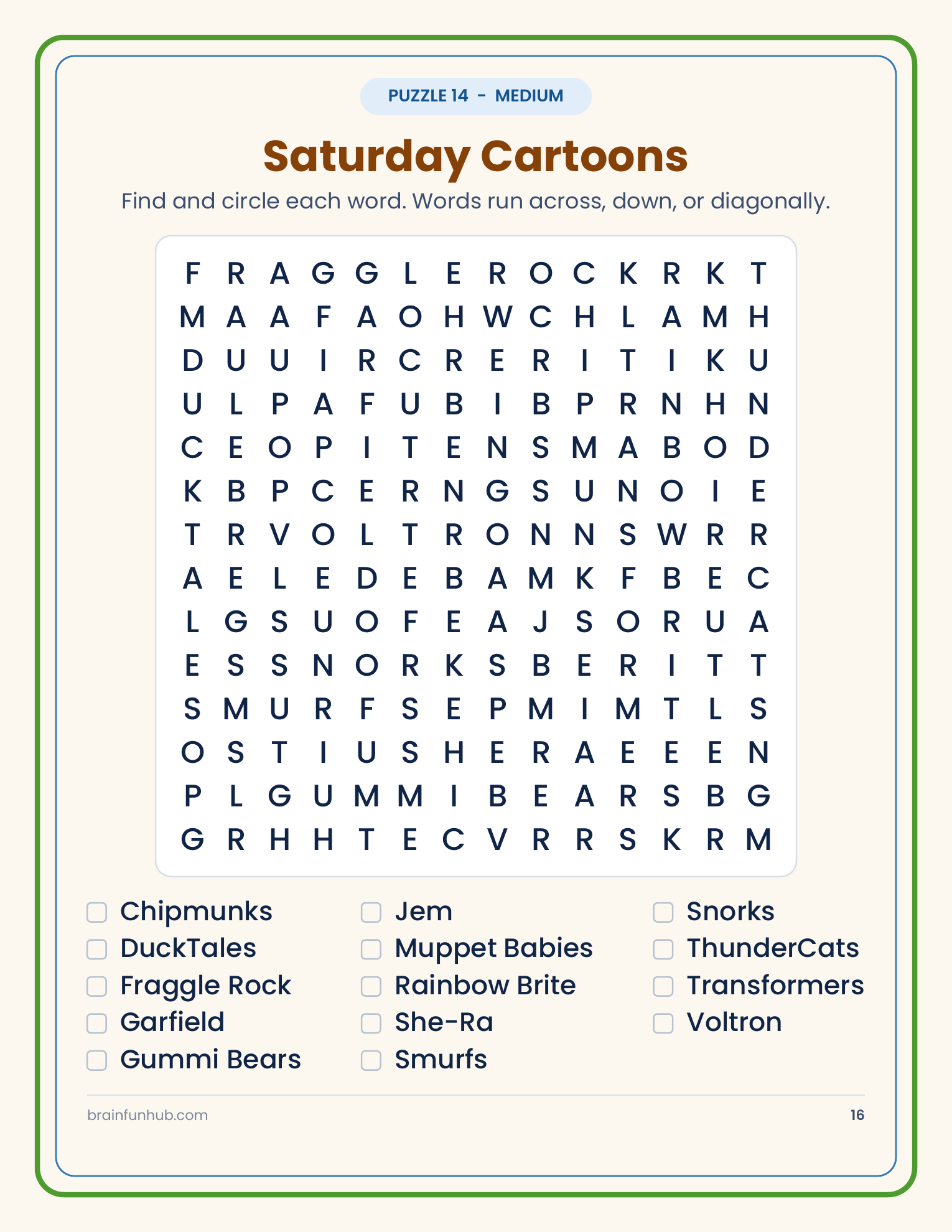 Large Print Word Search: The Totally 1980s Edition (50 Puzzles) thumbnail 5