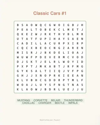 Nostalgia Moments Large Print Word Search Collection (20 Puzzles) thumbnail 2