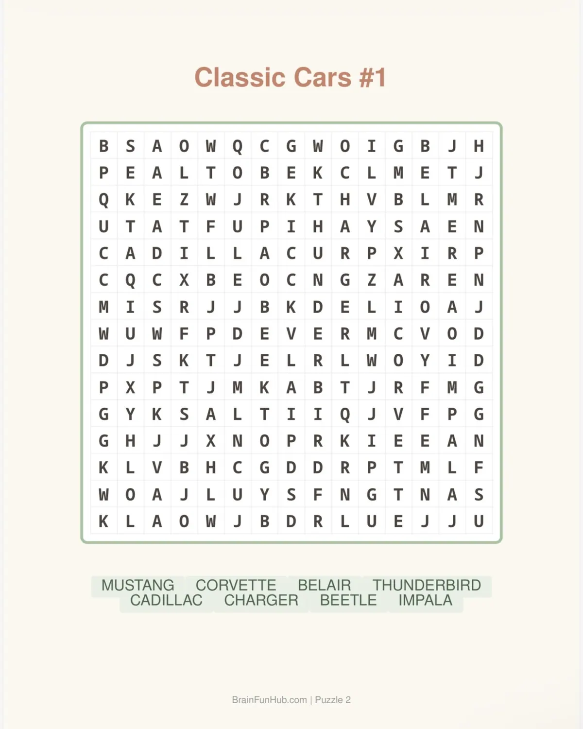 Nostalgia Moments Large Print Word Search Collection (20 Puzzles) preview 2