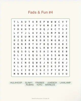 Nostalgia Moments Large Print Word Search Collection (20 Puzzles) thumbnail 3